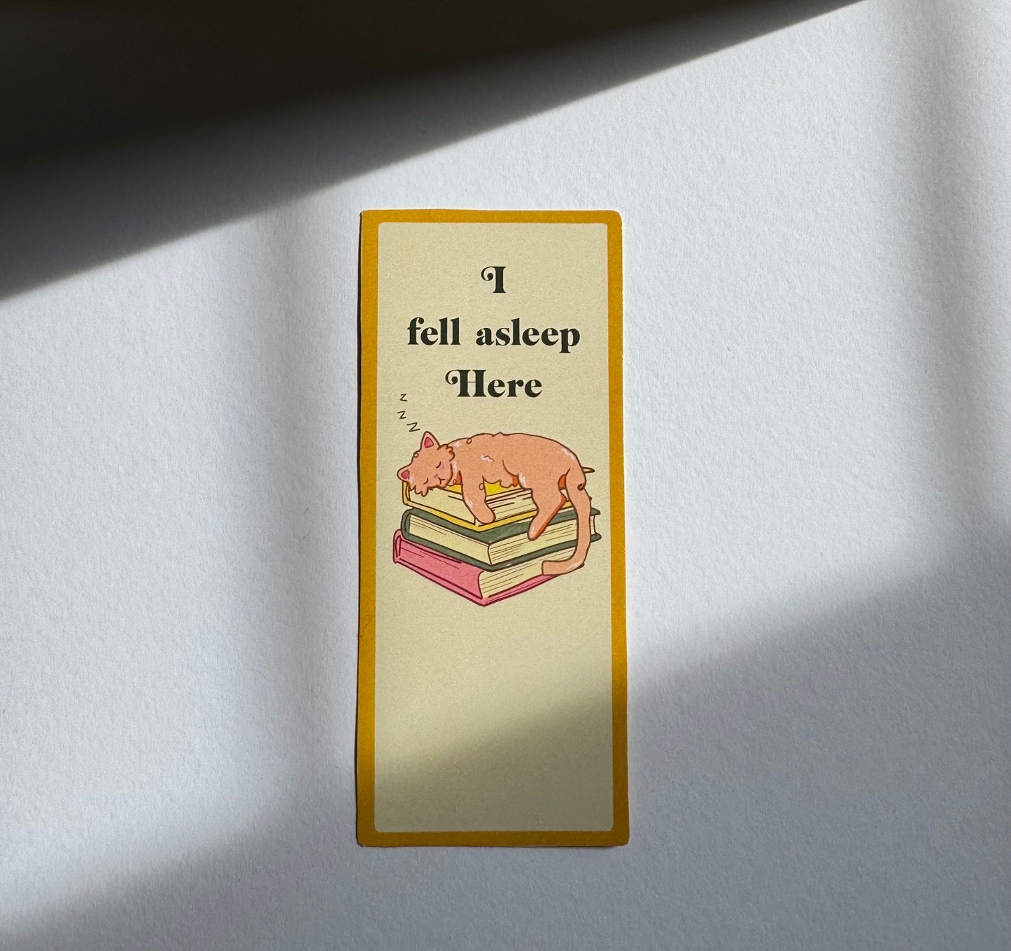 I fell asleep here