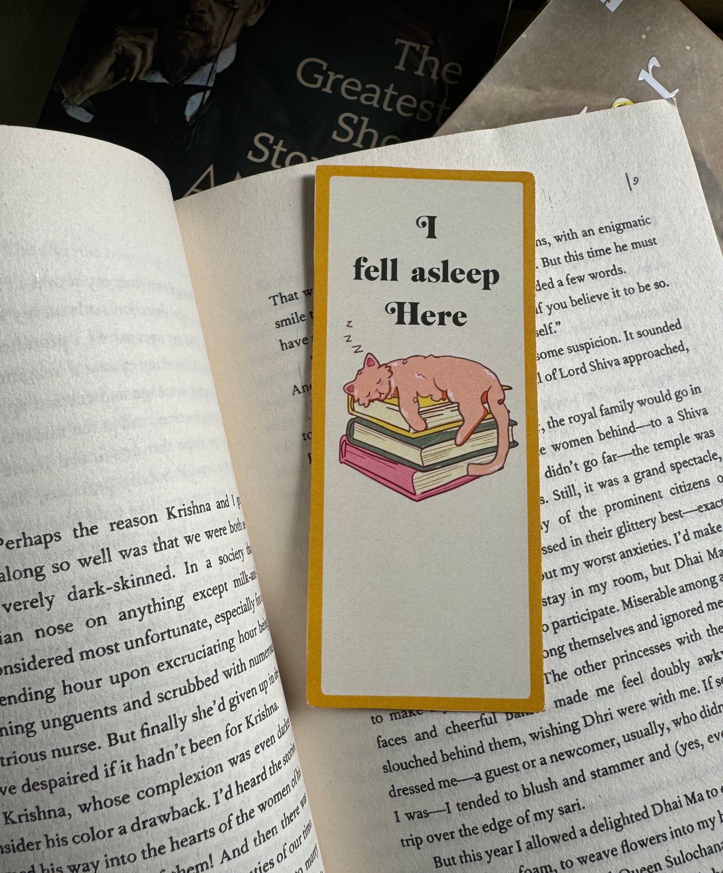 I fell asleep here