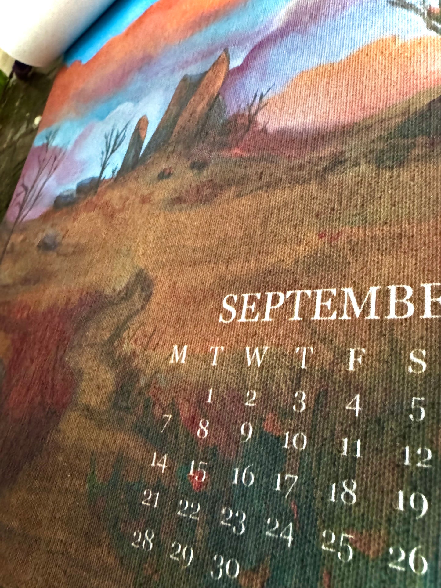 2026 Art Calendar - Canvas