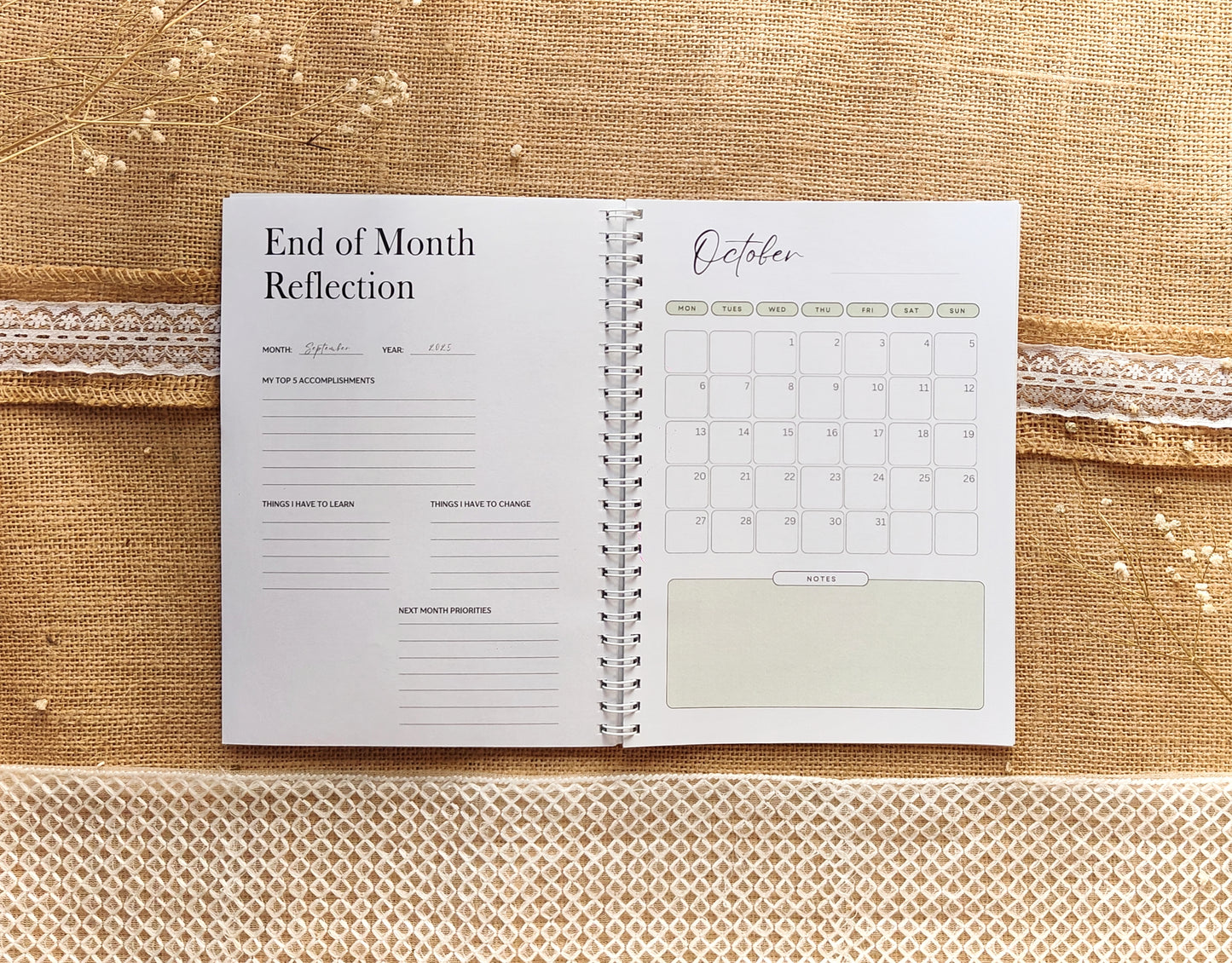 2025 Productivity Planner